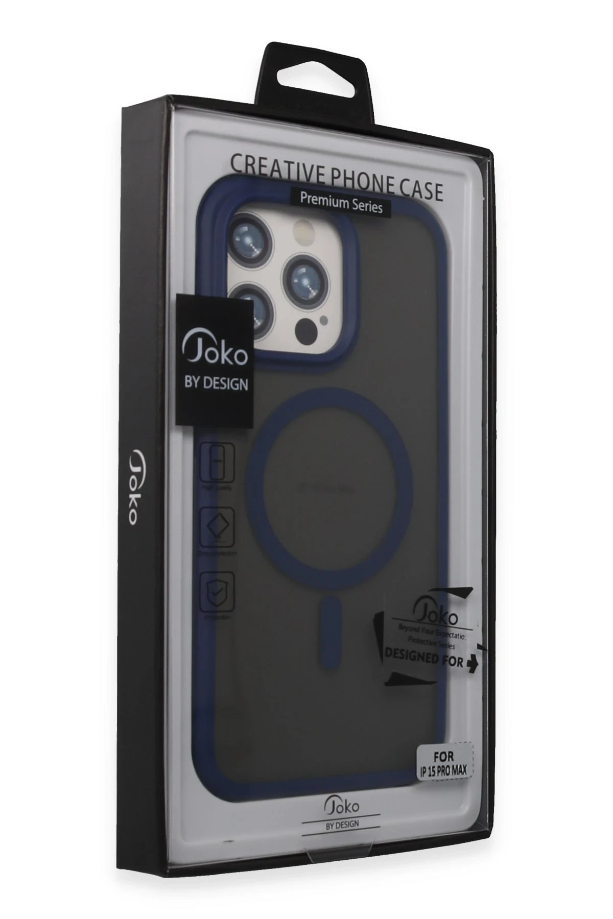 Joko iPhone 15 Pro Toras Airbag Magsafe Kapak - Lacivert