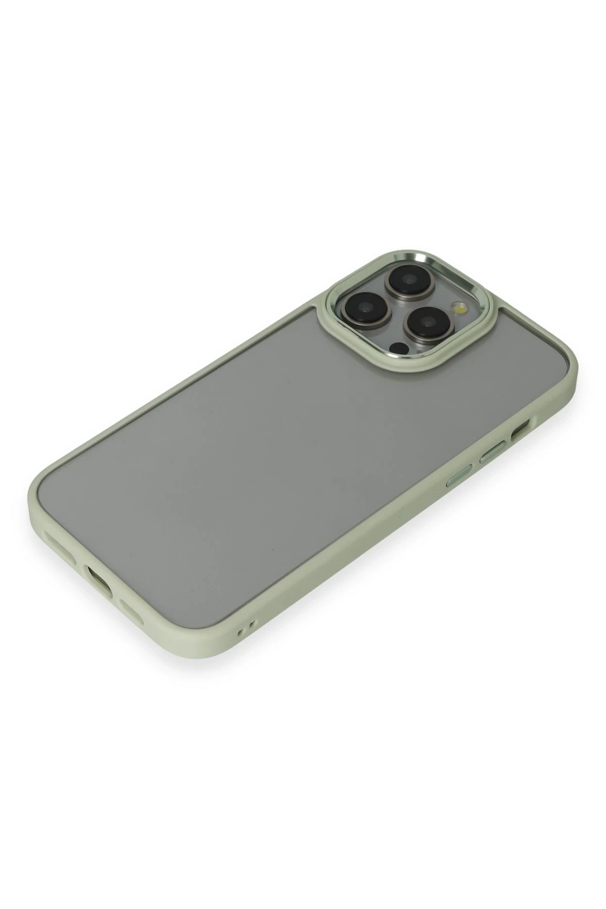 Newface iPhone 14 Pro Max Kılıf Power Silikon - Yeşil