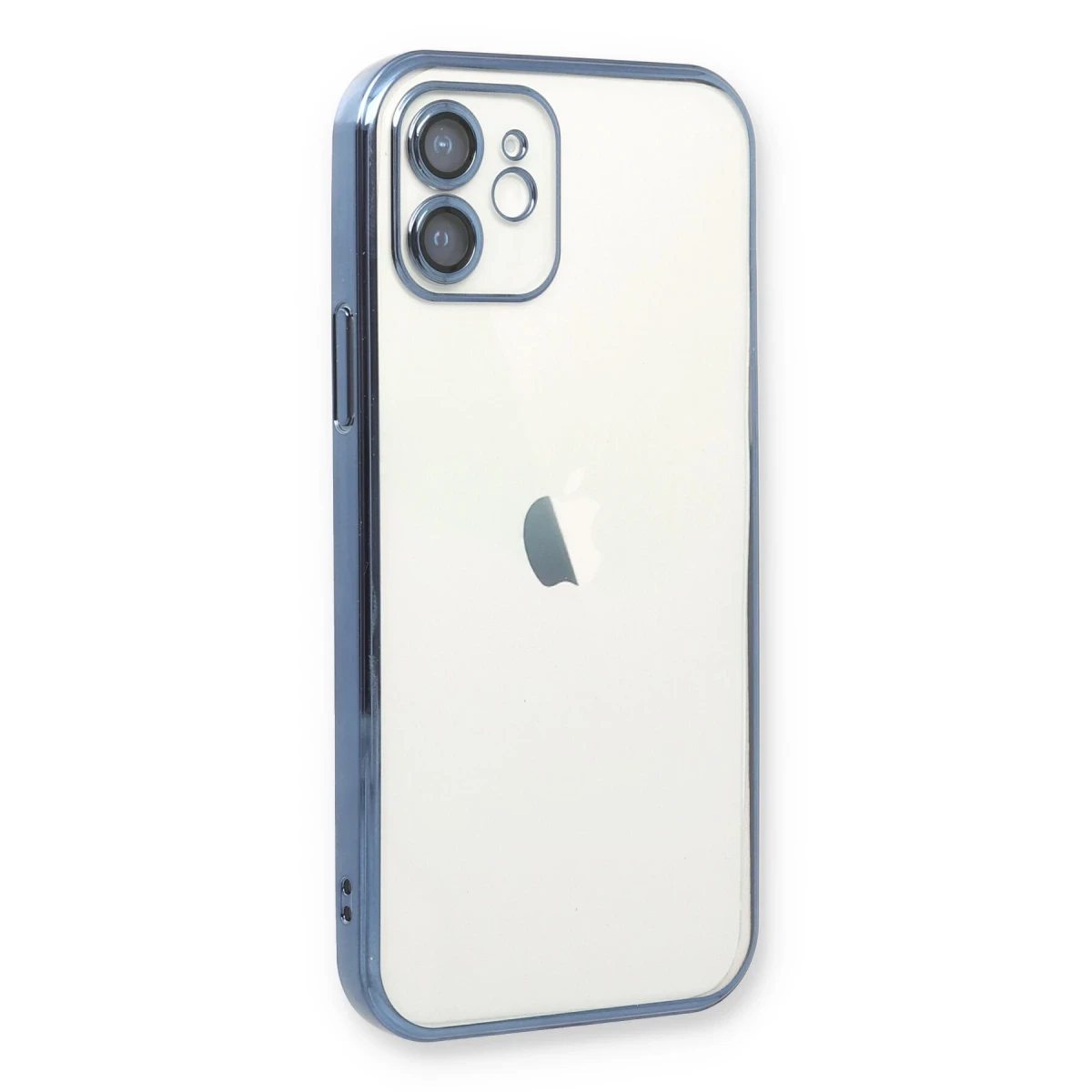 Apple iPhone 11 Kılıf Razer Lensli Silikon - Açık Mavi