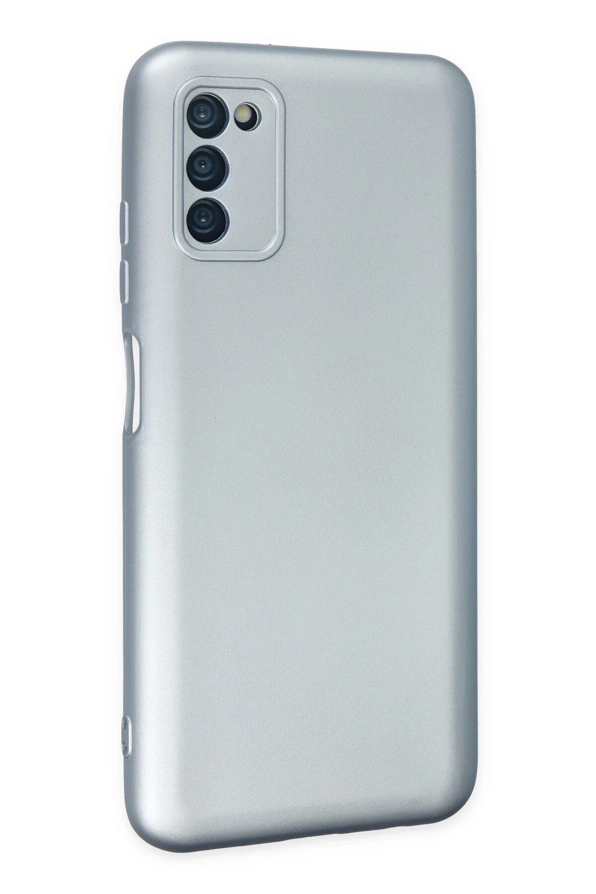 Newface Samsung Galaxy A03S Kılıf Nano içi Kadife Silikon - Sky Blue