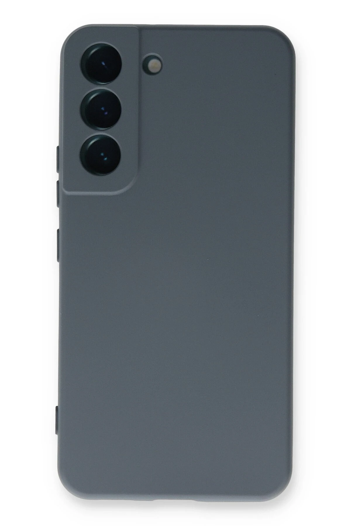 Newface Samsung Galaxy S22 Plus Kılıf Nano içi Kadife Silikon - Gri