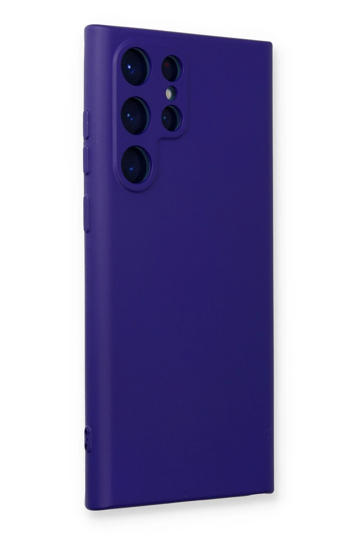 Newface Samsung Galaxy S22 Ultra Kılıf Nano içi Kadife Silikon - Mor