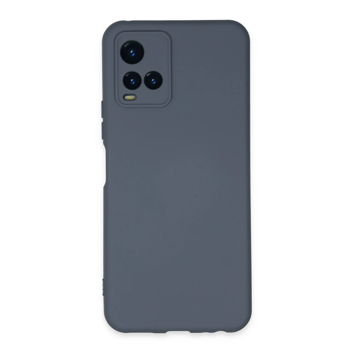Newface Vivo Y21S Kılıf Nano içi Kadife Silikon - Gri
