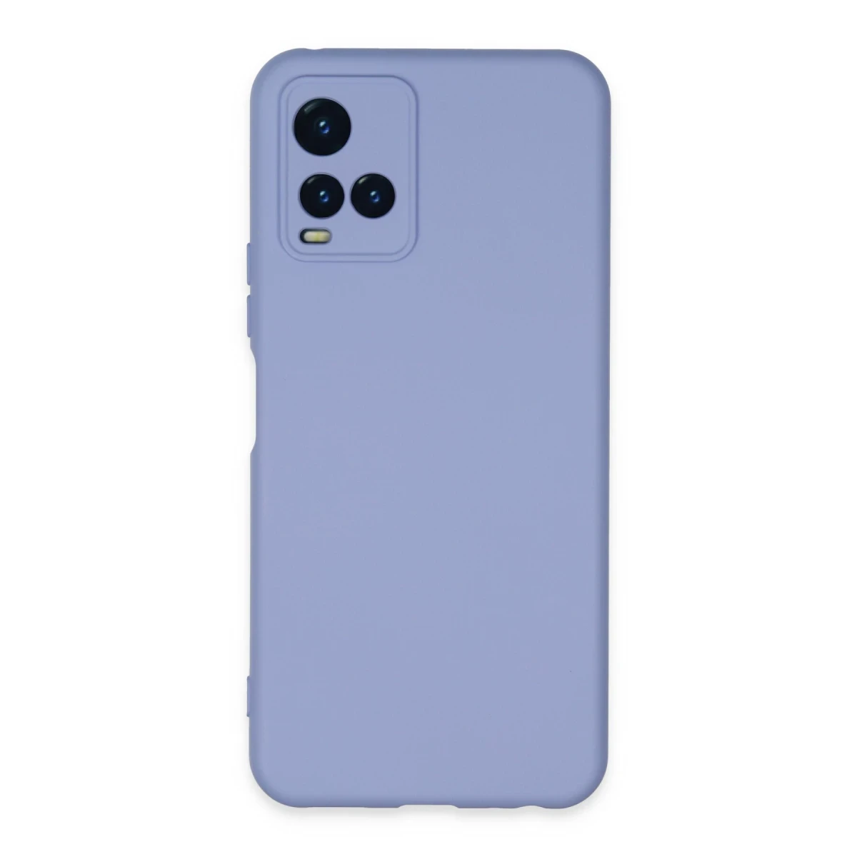 Newface Vivo Y21S Kılıf Nano içi Kadife Silikon - Lila