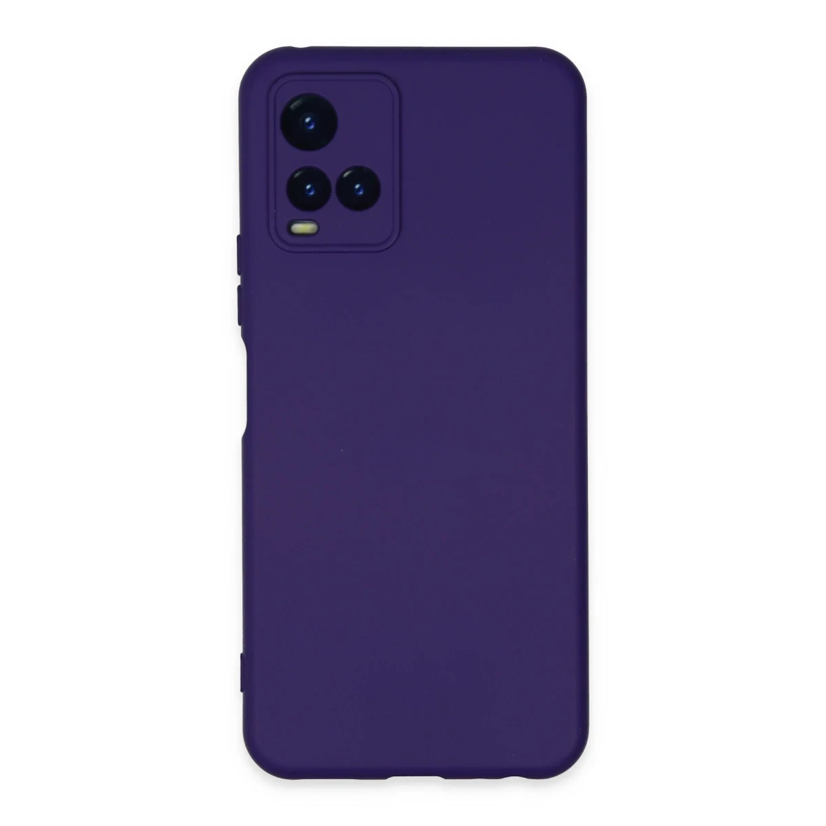 Newface Vivo Y21S Kılıf Nano içi Kadife Silikon - Mor