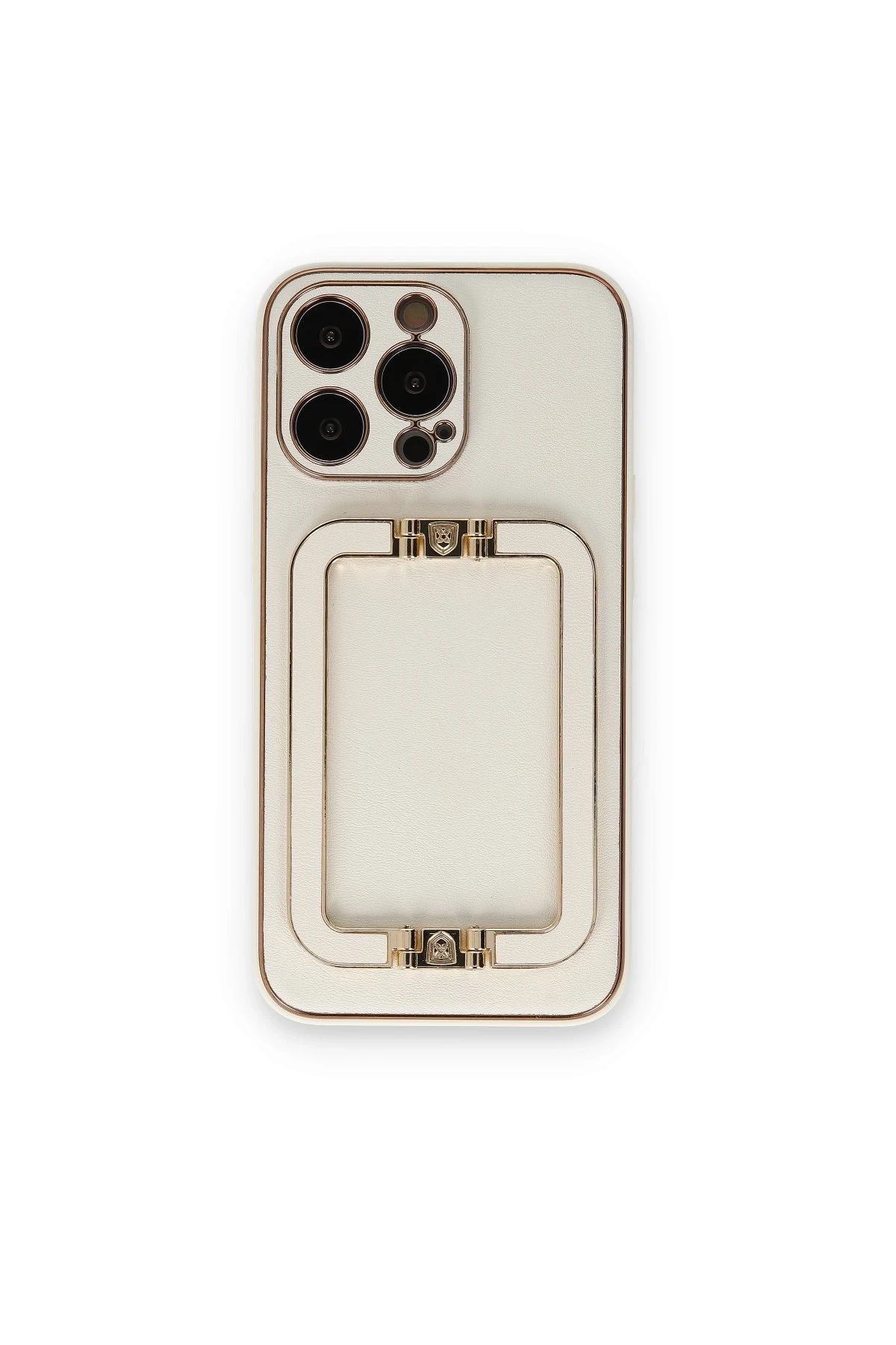 Newface iPhone 14 Pro Kılıf Coco Elit Kapak - Beyaz