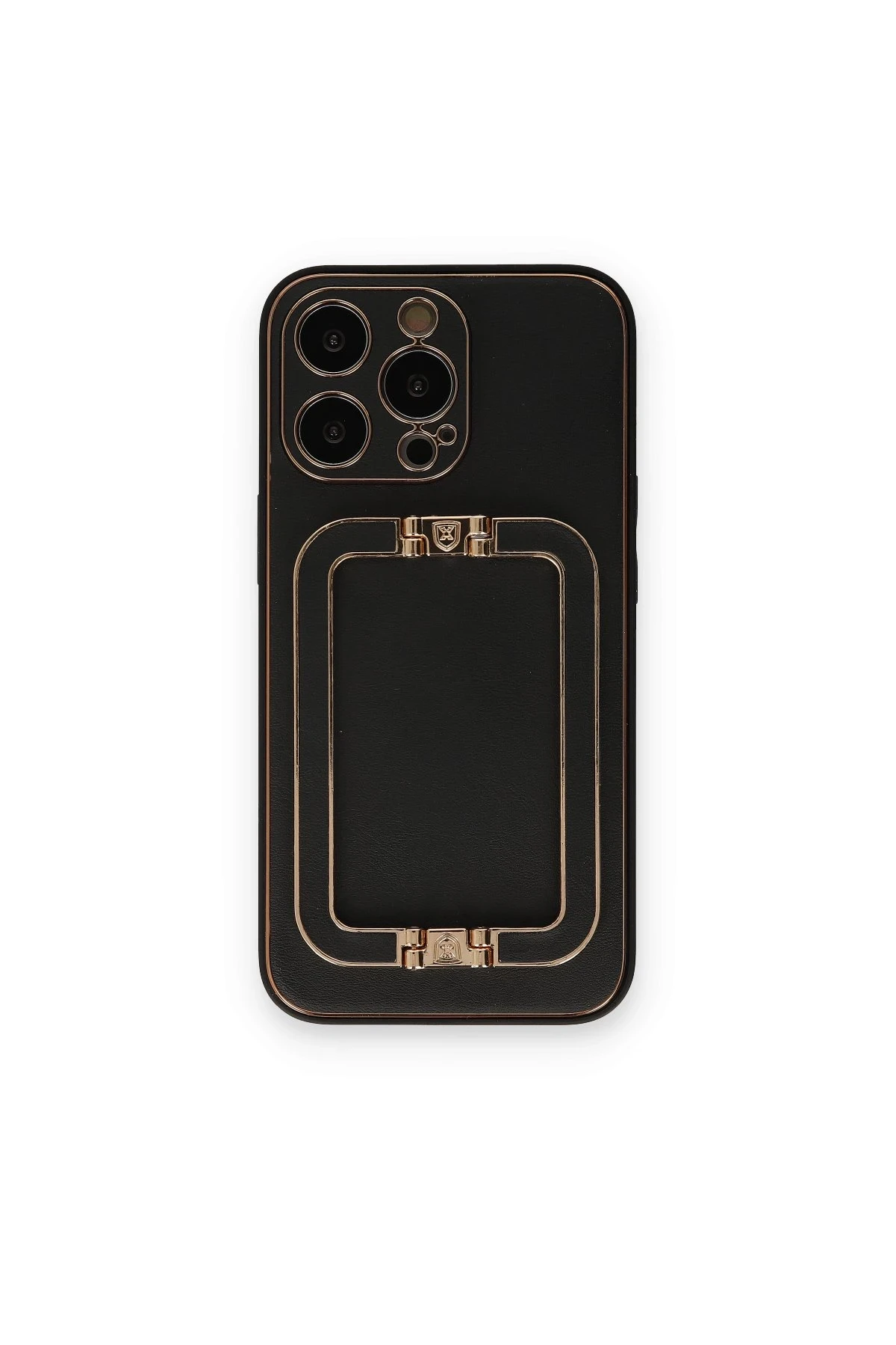 Newface iPhone 14 Pro Max Kılıf Coco Elit Kapak - Siyah
