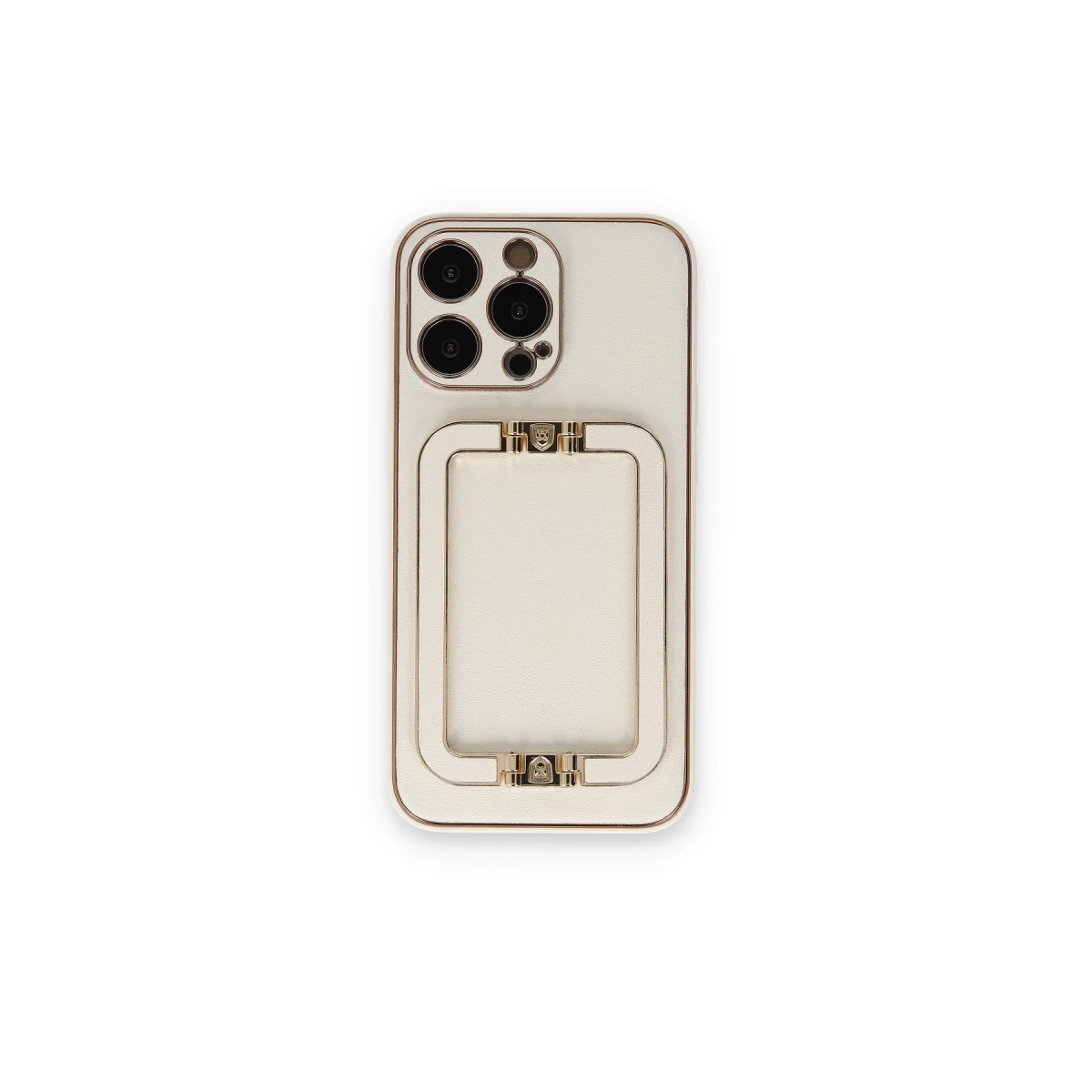 Newface Apple iPhone 14 Pro Max Kılıf Coco Elit Kapak - Beyaz