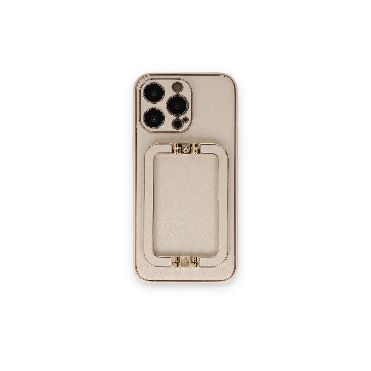 Newface Apple iPhone 14 Pro Max Kılıf Coco Elit Kapak - Gold