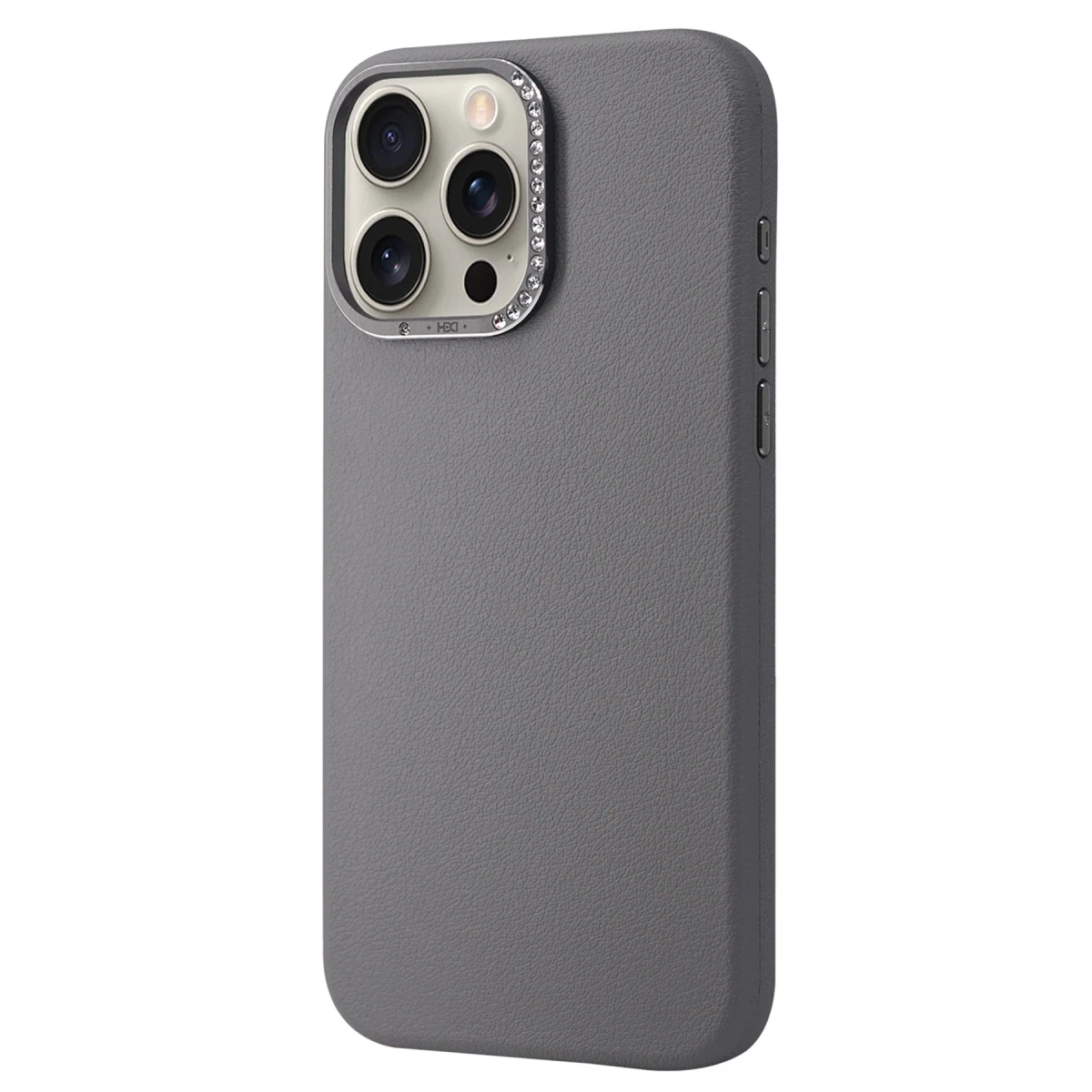 HDD Apple iPhone 15 Pro HBC-255 Viyana Kapak - Titan Gri