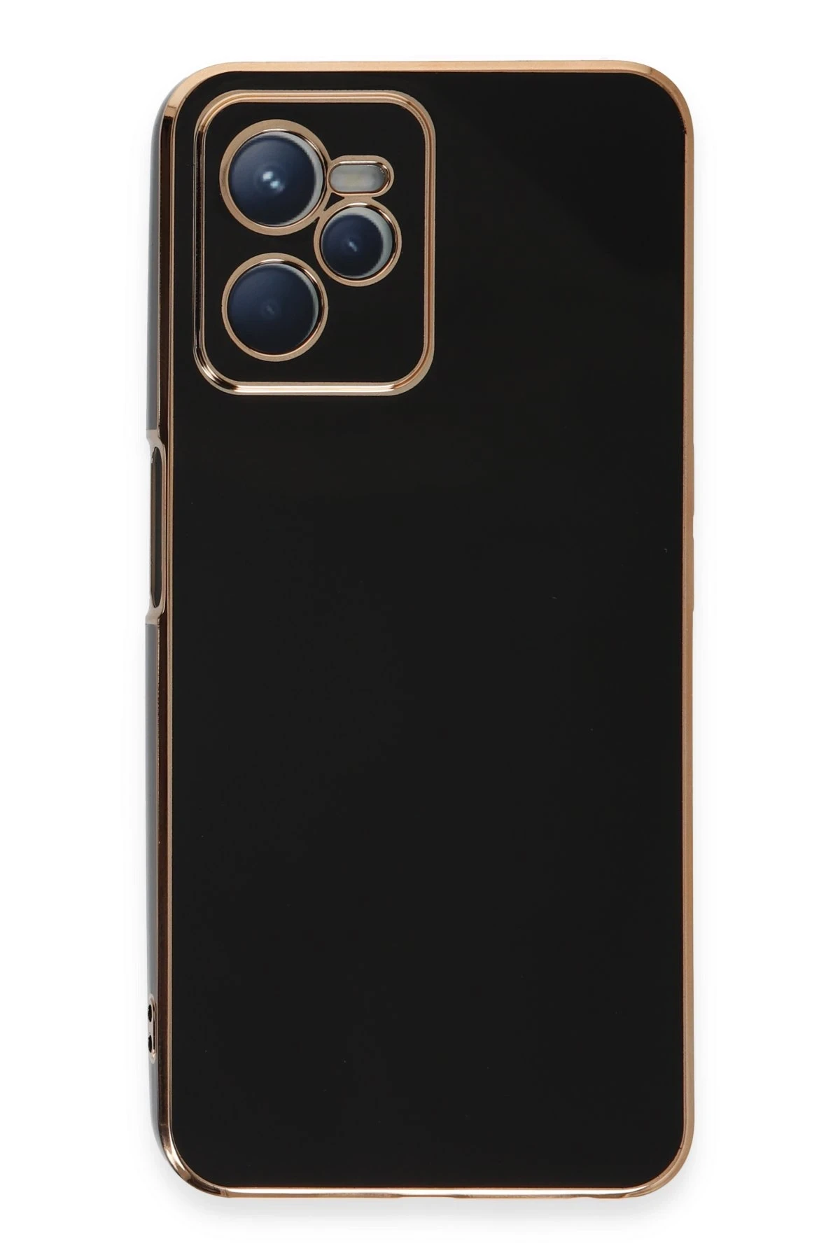 Newface Realme C35 Kılıf Volet Silikon - Siyah