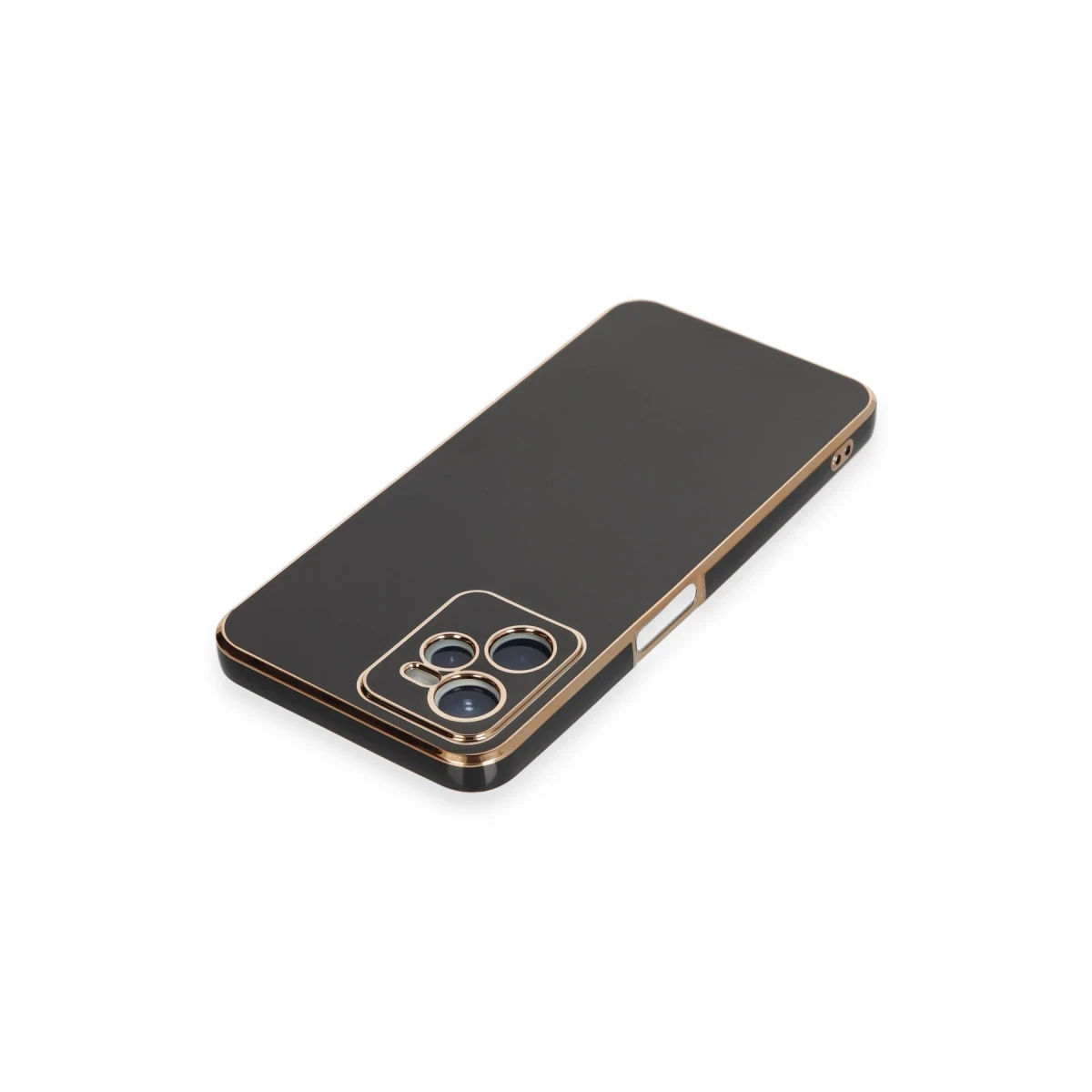 Newface Realme C35 Kılıf Volet Silikon - Siyah