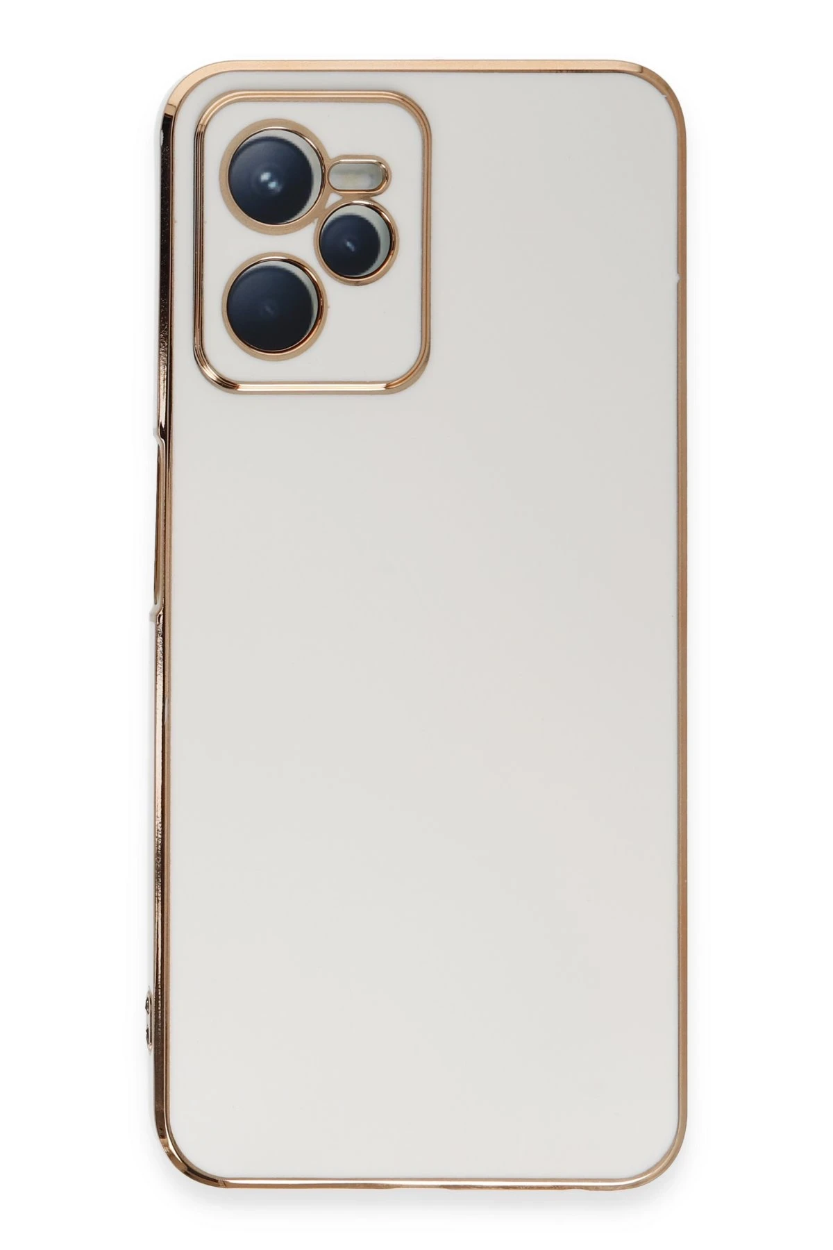 Newface Realme C35 Kılıf Volet Silikon - Beyaz