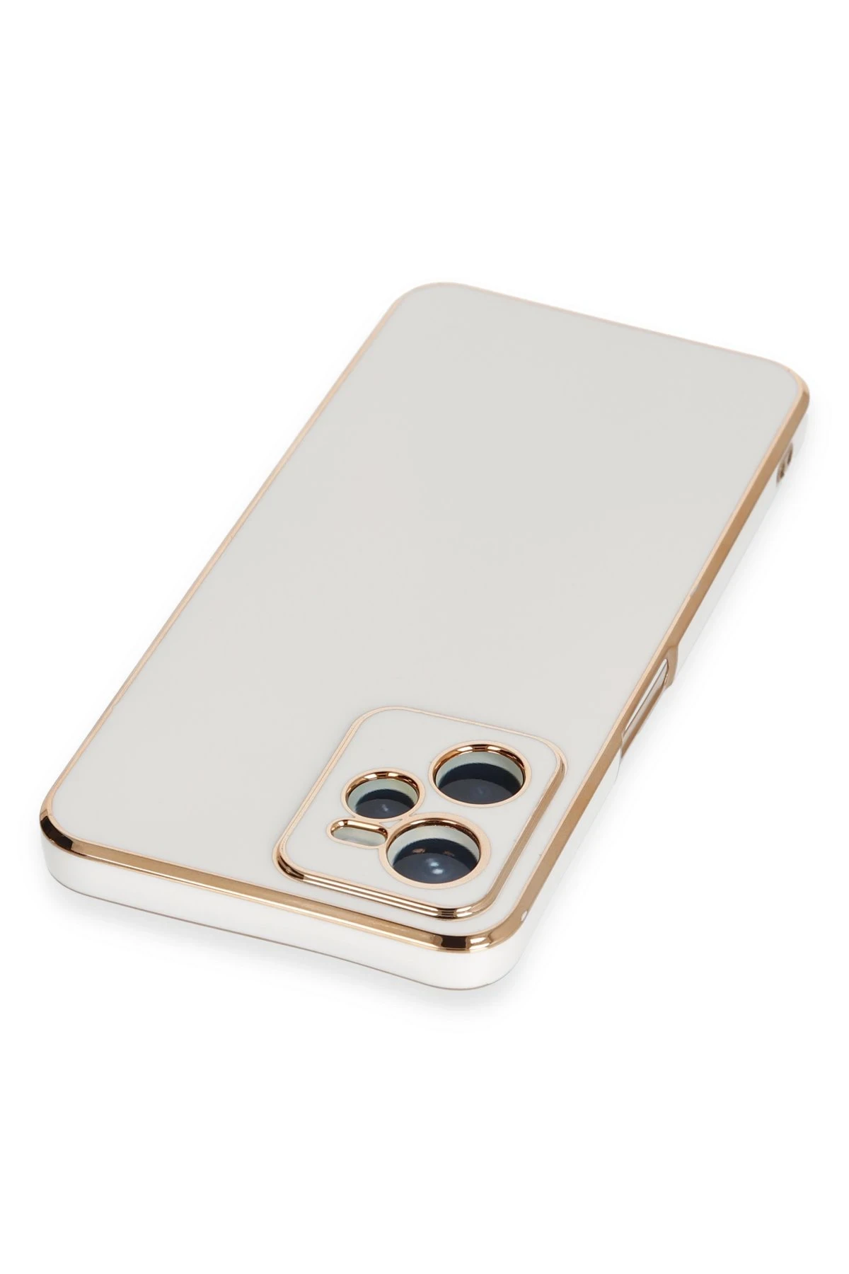 Newface Realme C35 Kılıf Volet Silikon - Beyaz