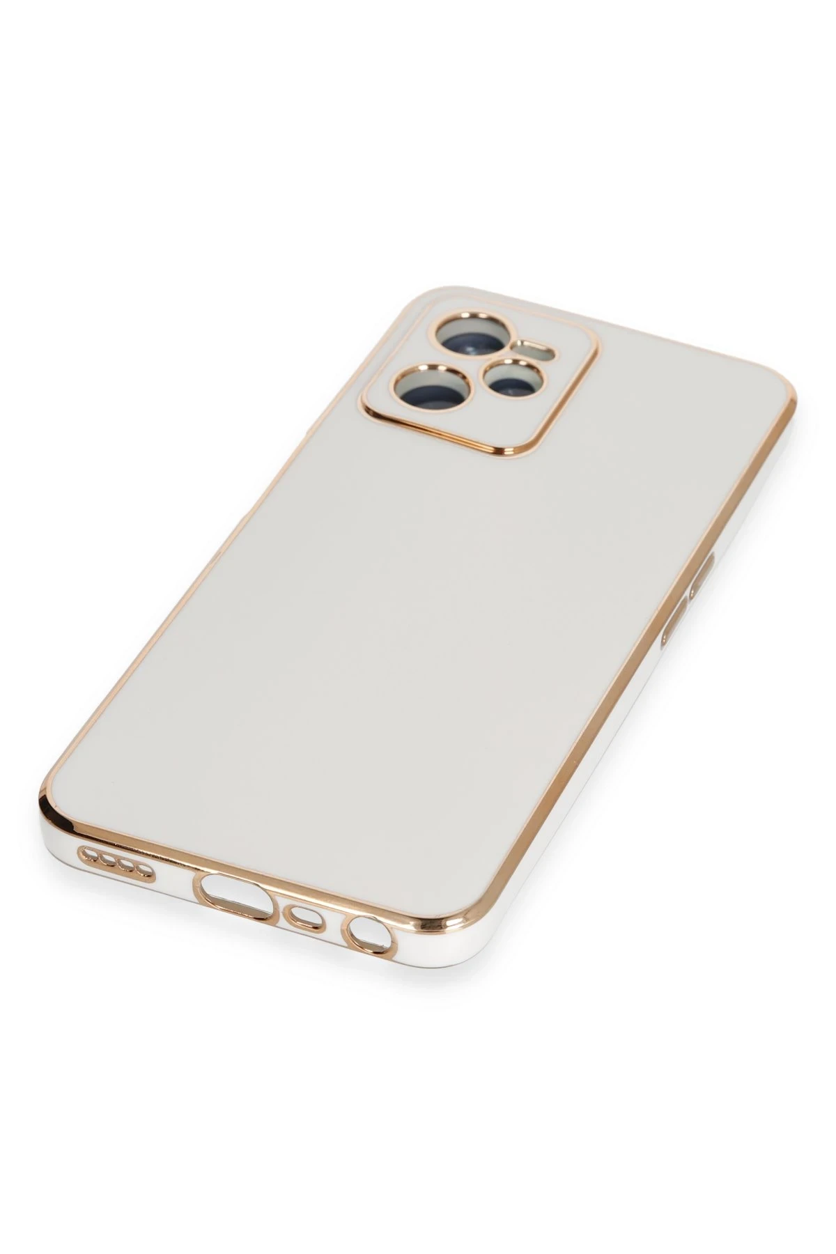 Newface Realme C35 Kılıf Volet Silikon - Beyaz