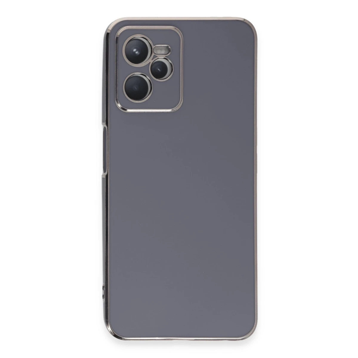 Newface Realme C35 Kılıf Volet Silikon - Mavi