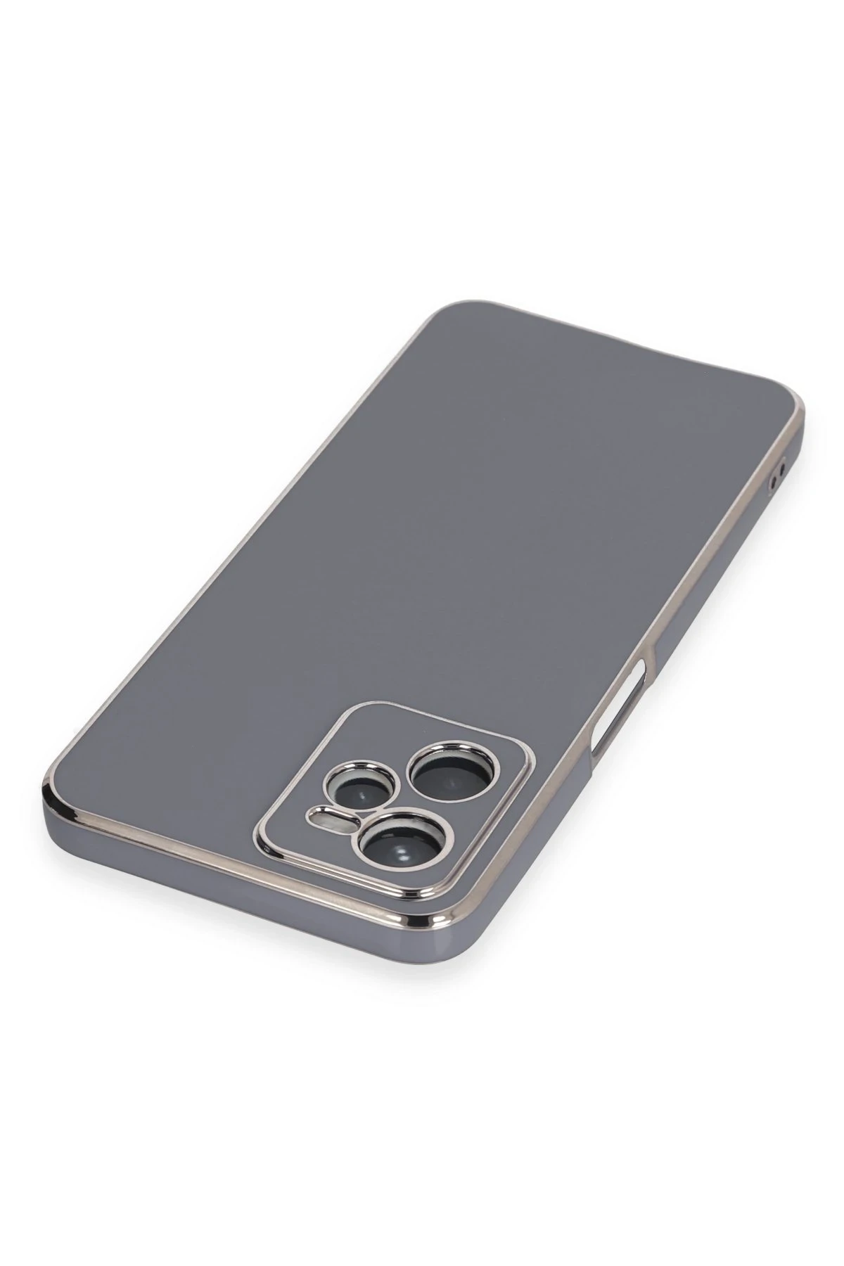 Newface Realme C35 Kılıf Volet Silikon - Mavi
