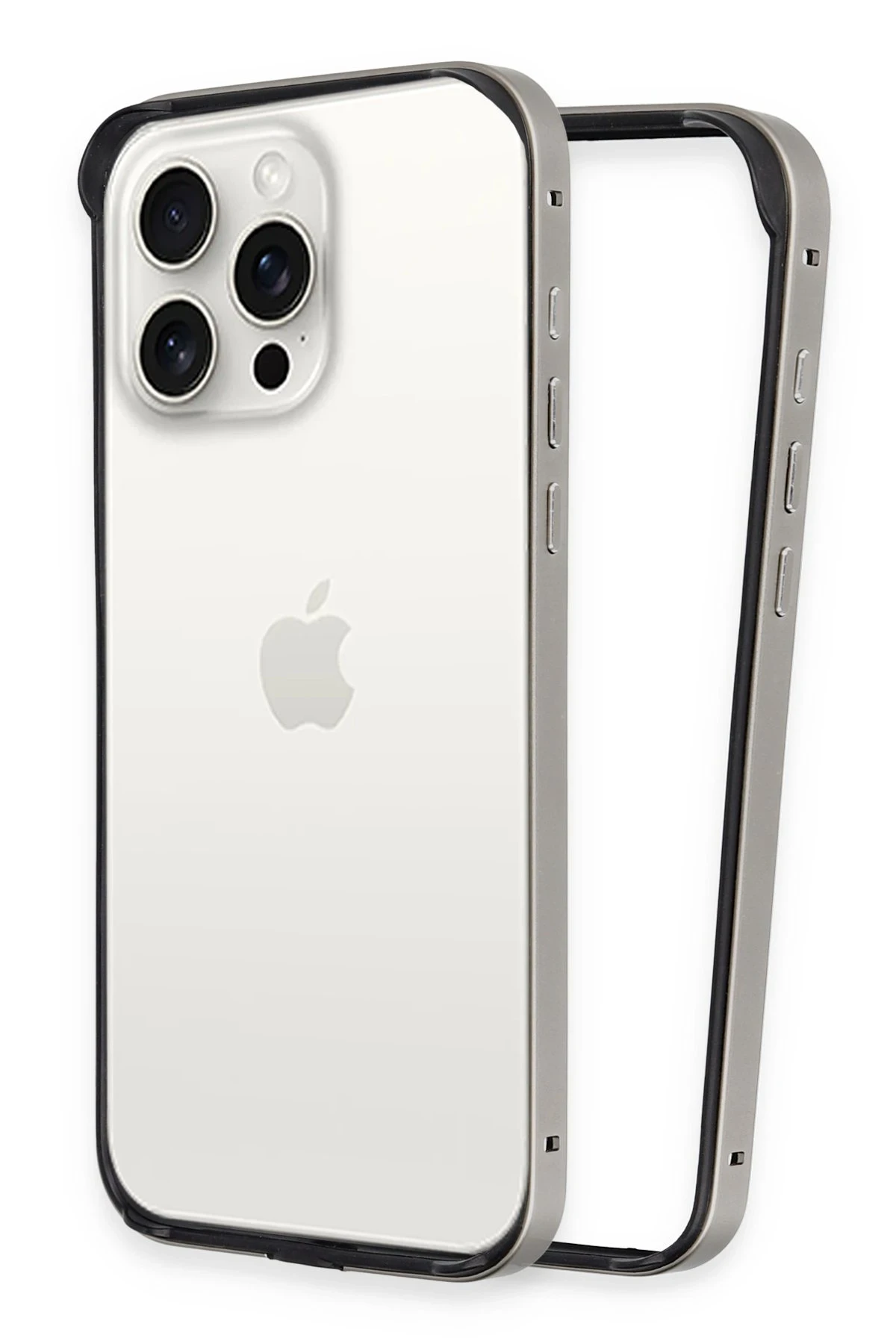 Joko iPhone 15 Pro Land Bumper Koruma Kapak - Titan Gri