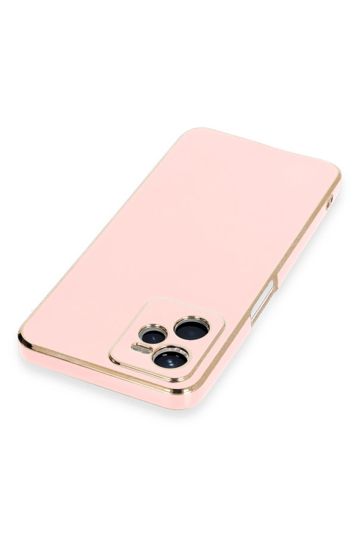 Newface Realme C35 Kılıf Volet Silikon - Pembe