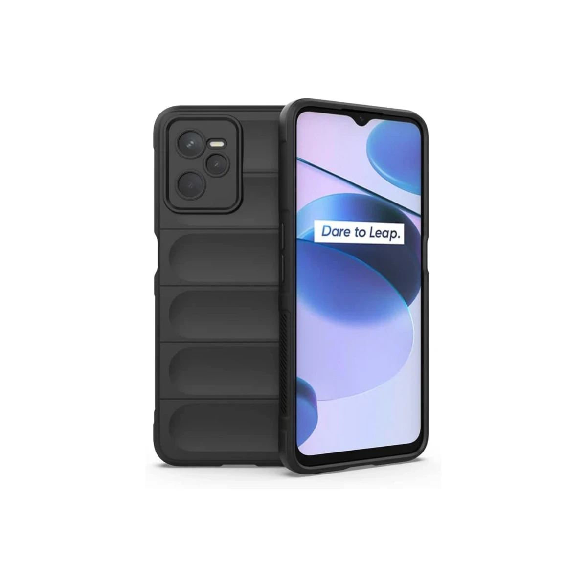 Newface Realme C35 Kılıf Optimum Silikon - Siyah