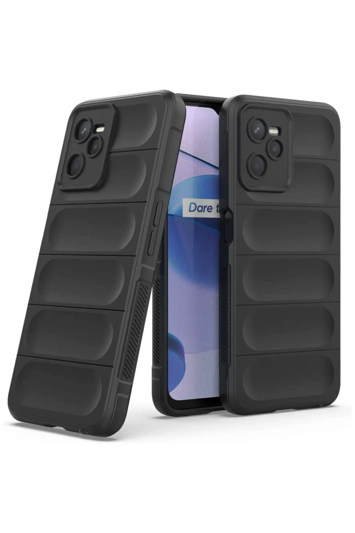 Newface Realme C35 Kılıf Optimum Silikon - Siyah