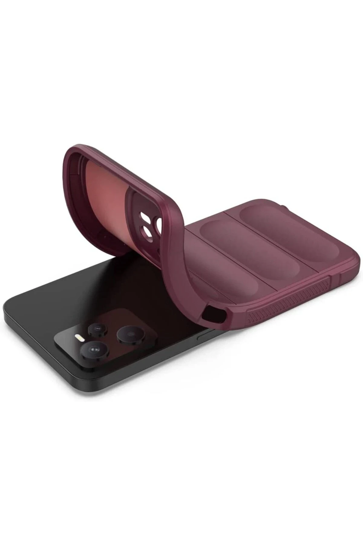 Newface Realme C35 Kılıf Optimum Silikon - Bordo