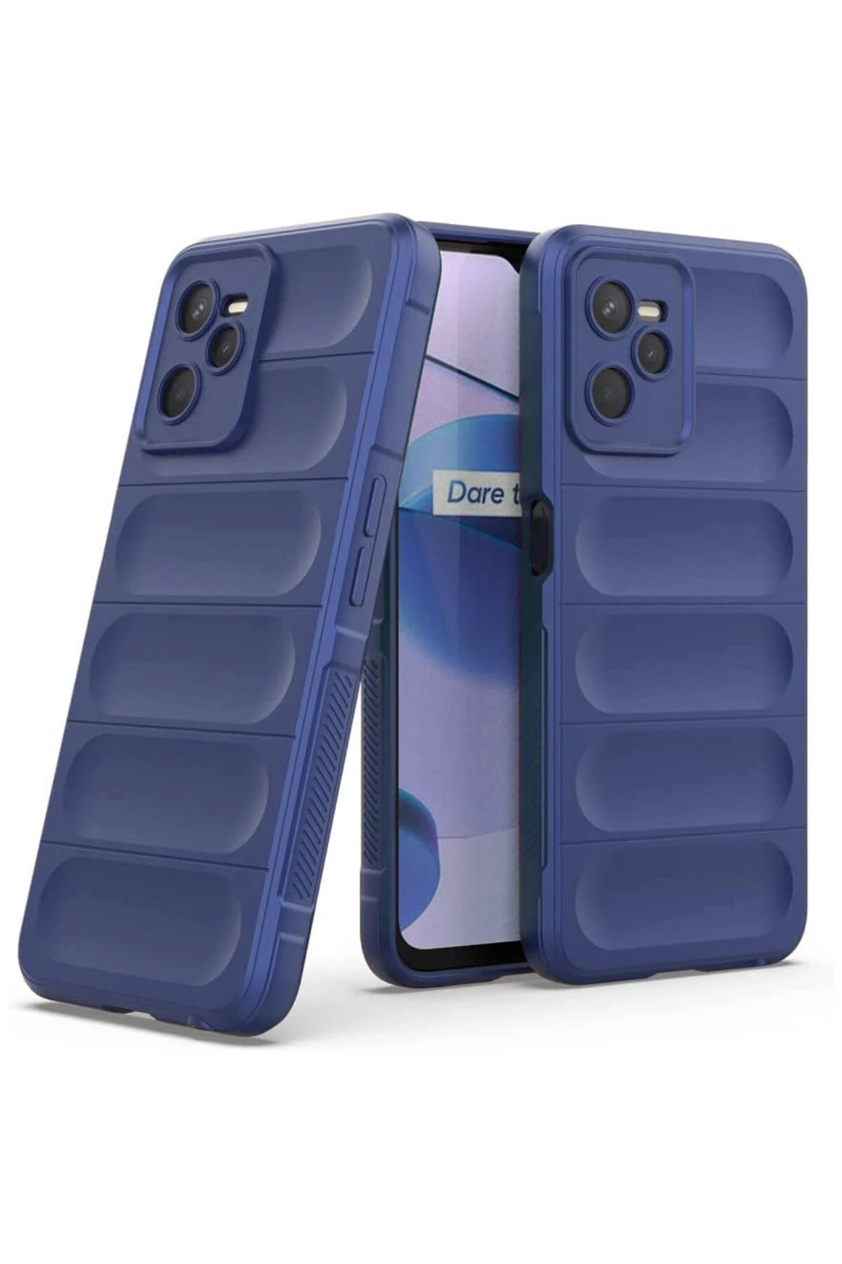 Newface Realme C35 Kılıf Optimum Silikon - Lacivert