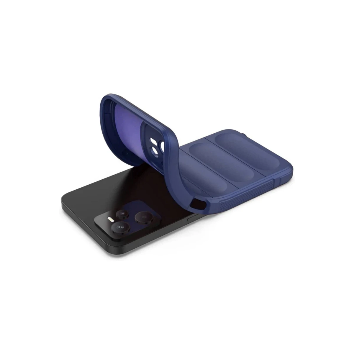Newface Realme C35 Kılıf Optimum Silikon - Lacivert