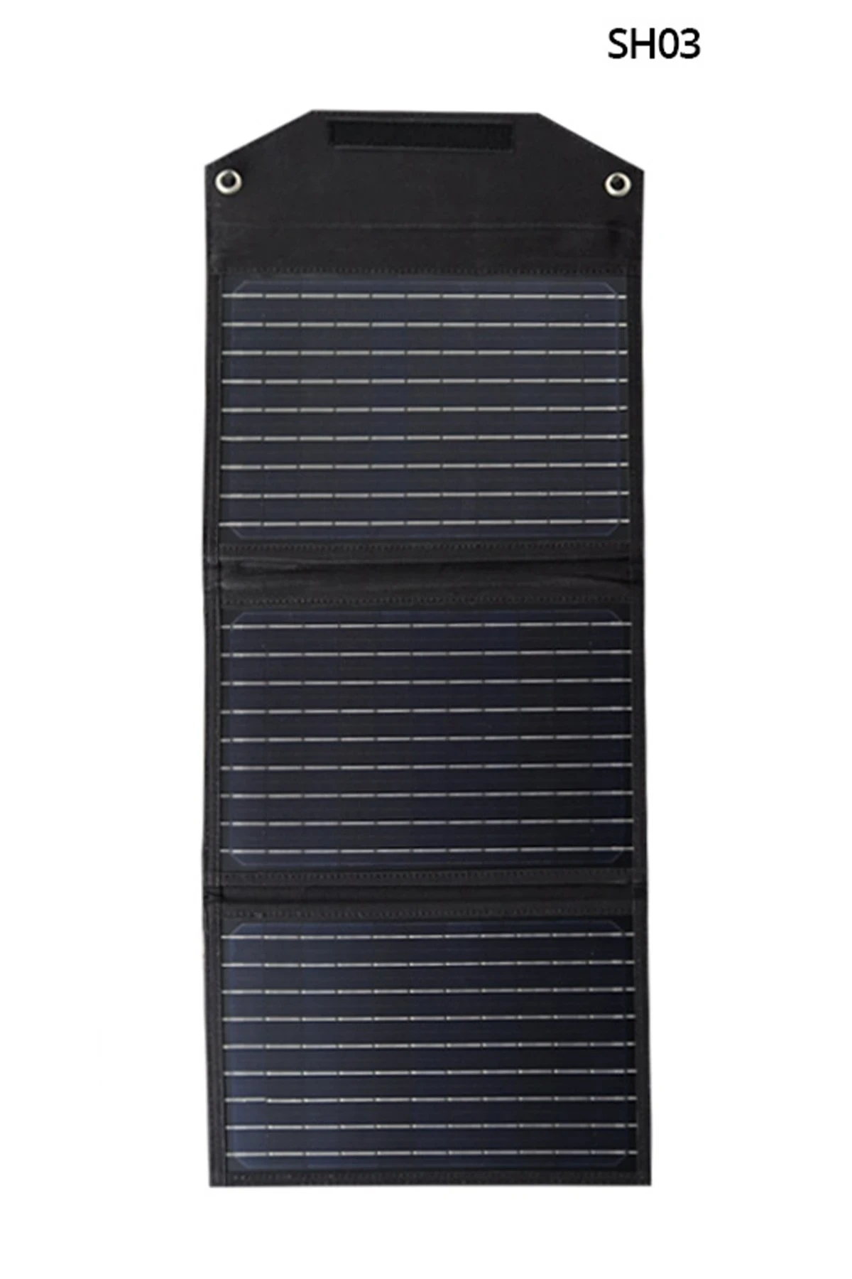 Konfulon SH-03 30W Hızlı Şarj Taşınabilir Güneş Enerji Paneli Şarj İstasyonu - Siyah — görsel 2