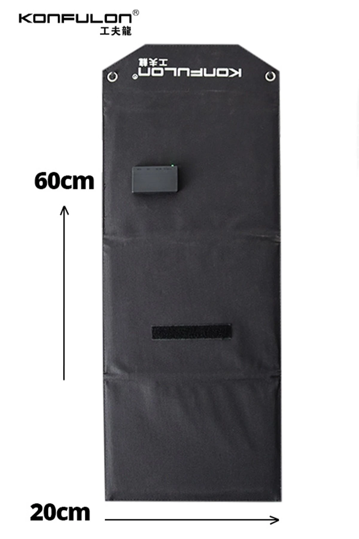 Konfulon SH-03 30W Hızlı Şarj Taşınabilir Güneş Enerji Paneli Şarj İstasyonu - Siyah — görsel 3