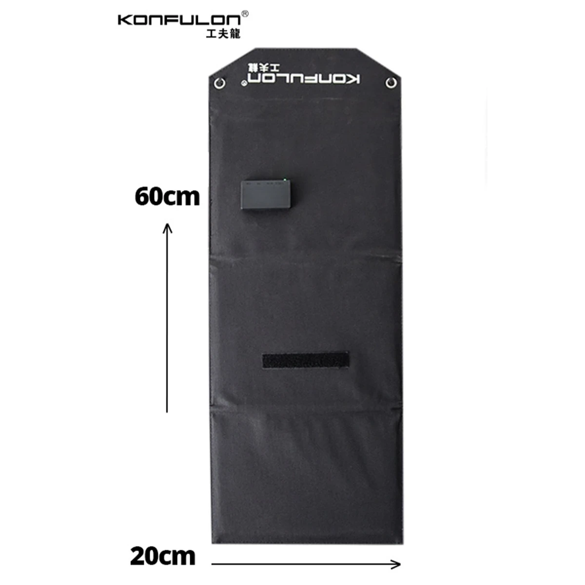 Konfulon SH-03 30W Hızlı Şarj Taşınabilir Güneş Enerji Paneli Şarj İstasyonu - Siyah — görsel 6