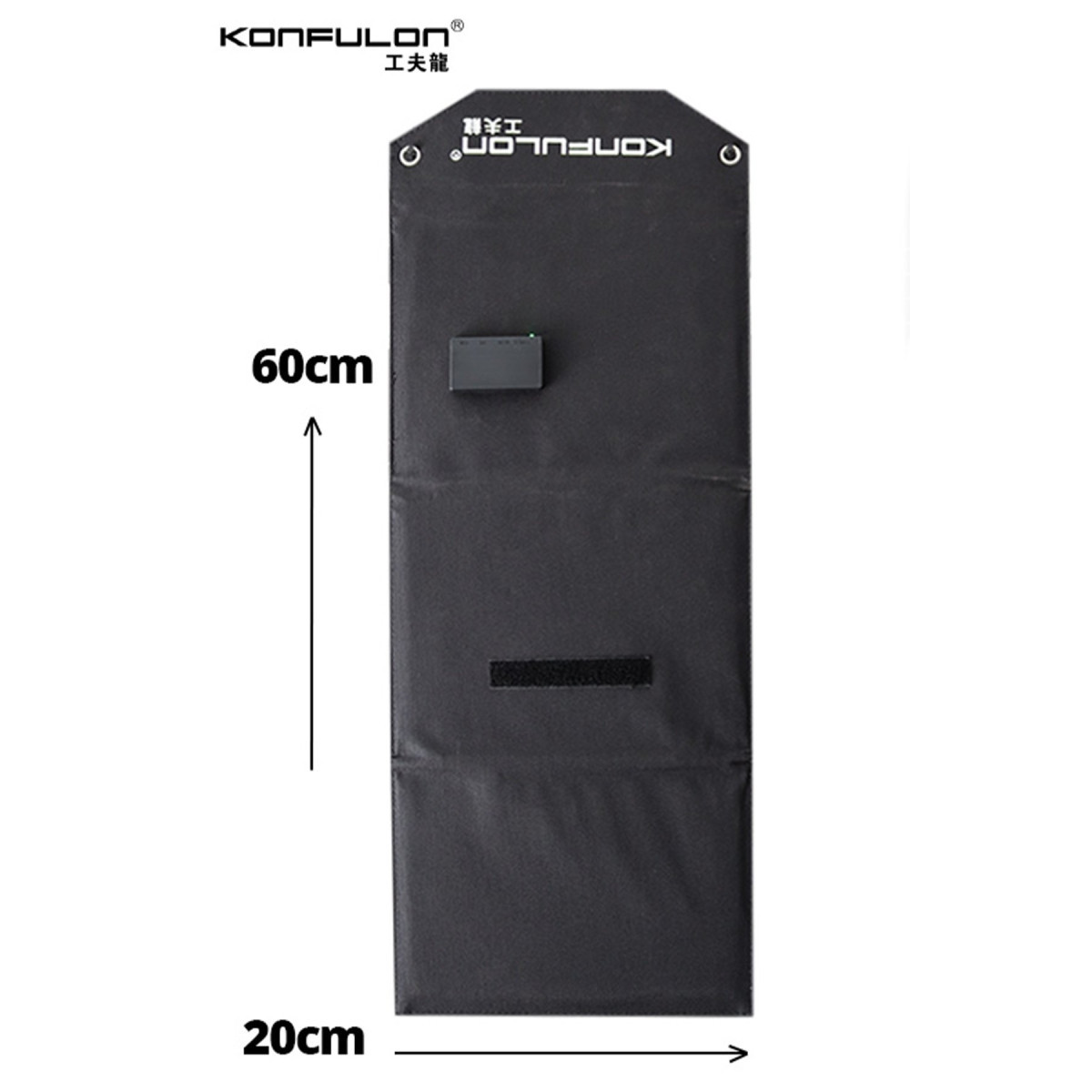Konfulon SH-03 30W Hızlı Şarj Taşınabilir Güneş Enerji Paneli Şarj İstasyonu - Siyah — görsel 9