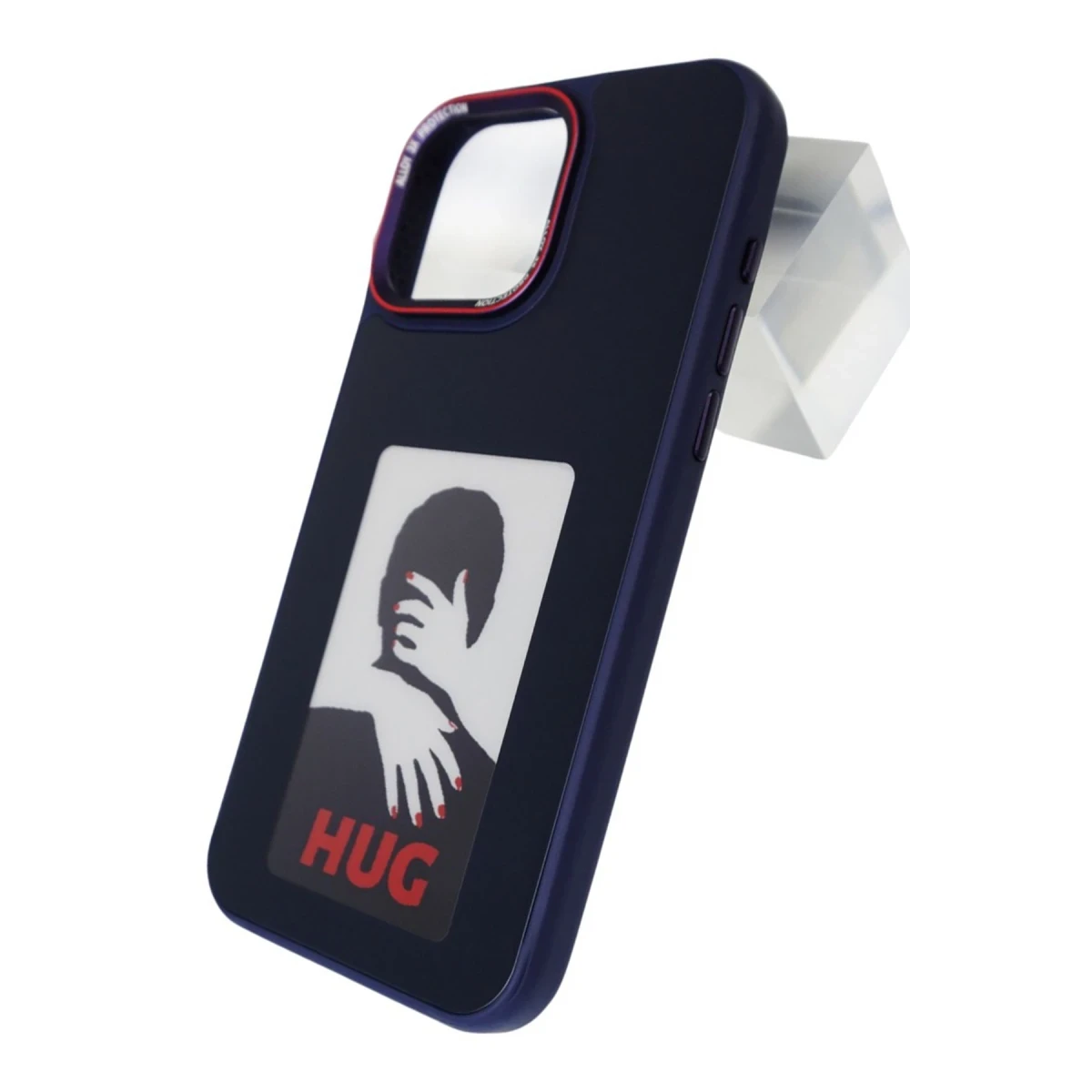 URR Apple iPhone 15 Pro NFC Smart Case Akıllı Kapak - Siyah