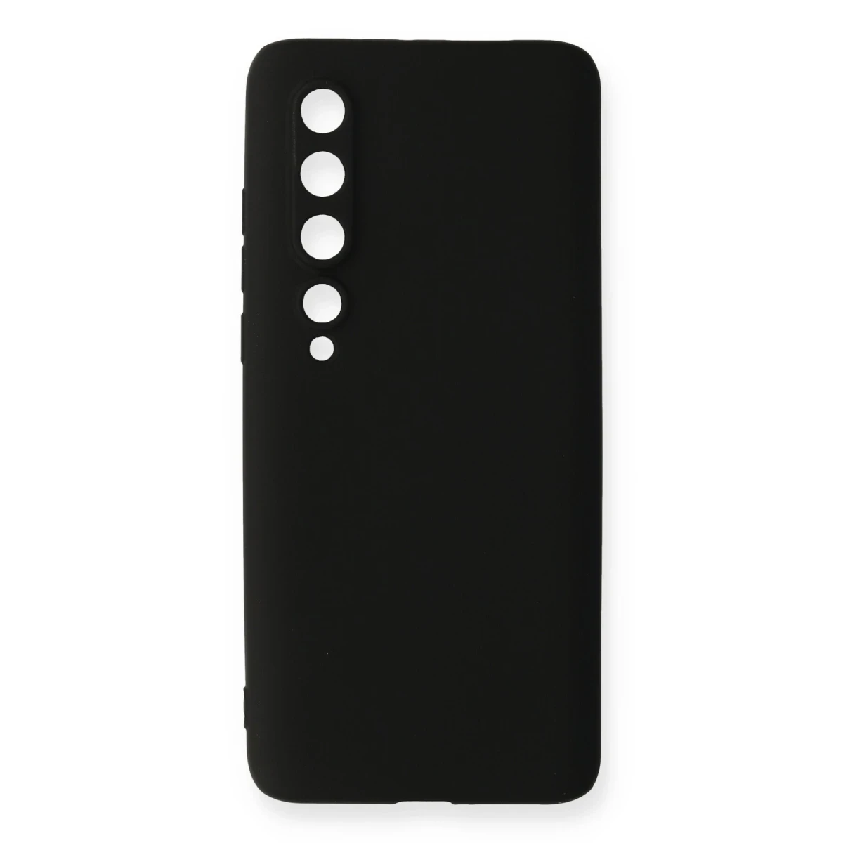 Newface Xiaomi Mi 10 Kılıf First Silikon - Siyah
