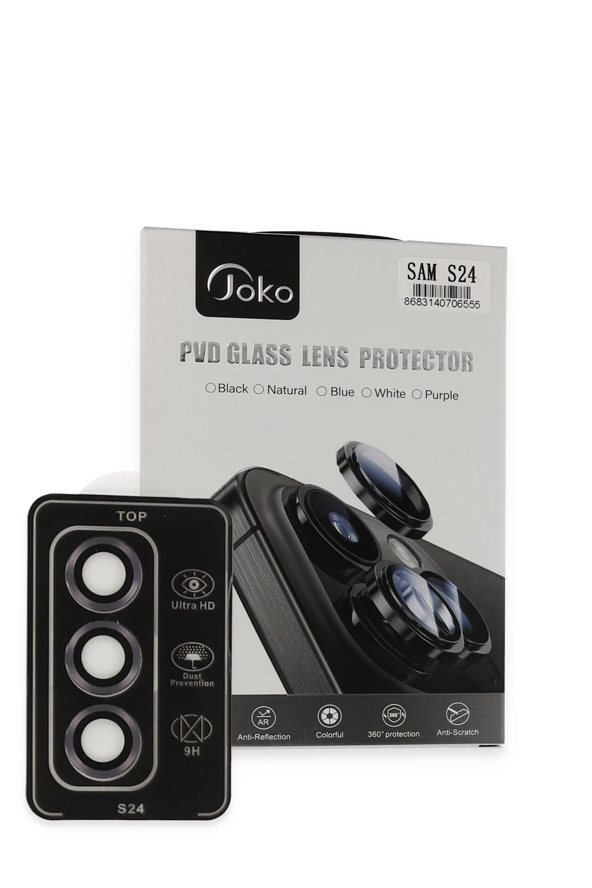 Joko Samsung Galaxy S24 PVD Metal Kamera Lens - Derin Mor