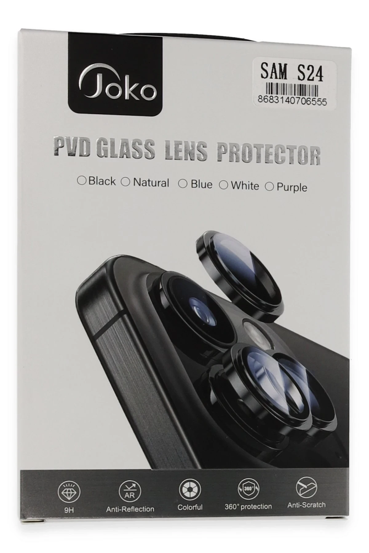 Joko Samsung Galaxy S24 PVD Metal Kamera Lens - Derin Mor