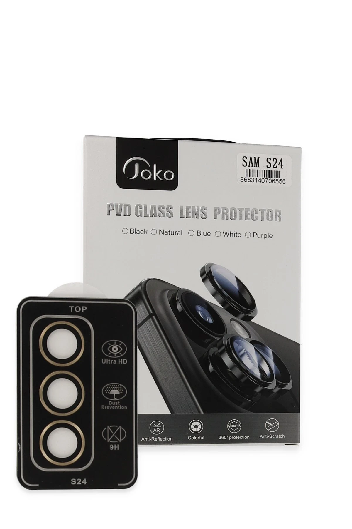 Joko Samsung Galaxy S24 PVD Metal Kamera Lens - Gold
