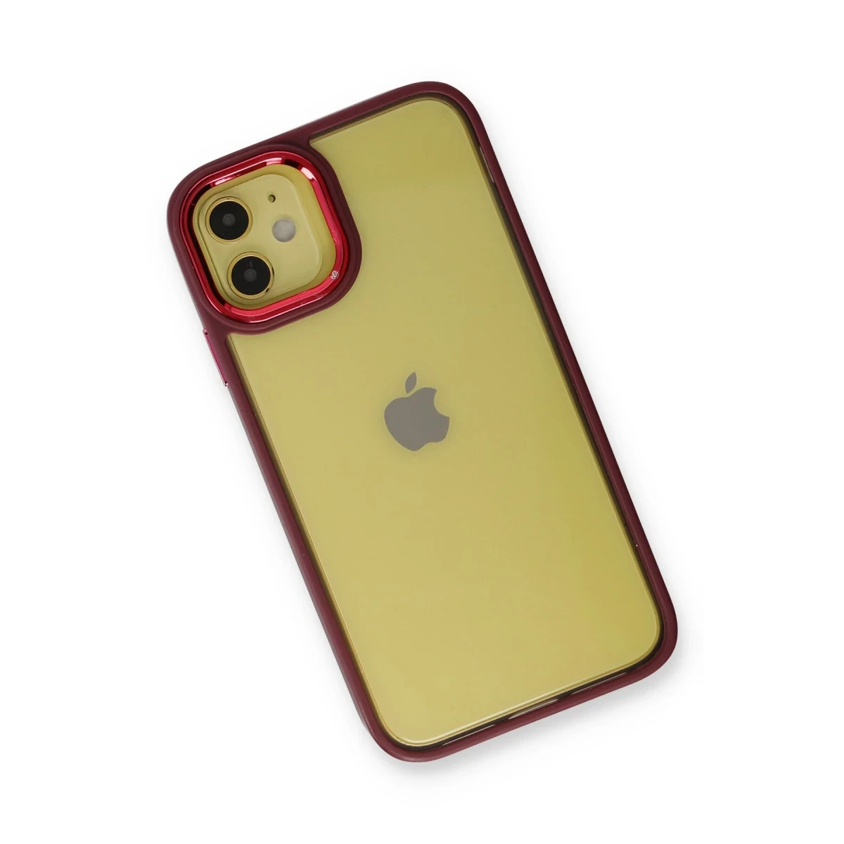 Newface Apple iPhone 12 Kılıf Dora Kapak - Kırmızı
