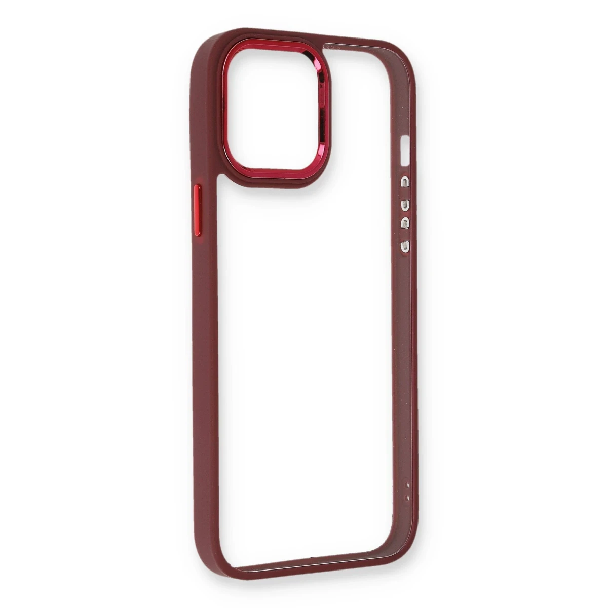 Newface Apple iPhone 12 Kılıf Dora Kapak - Kırmızı