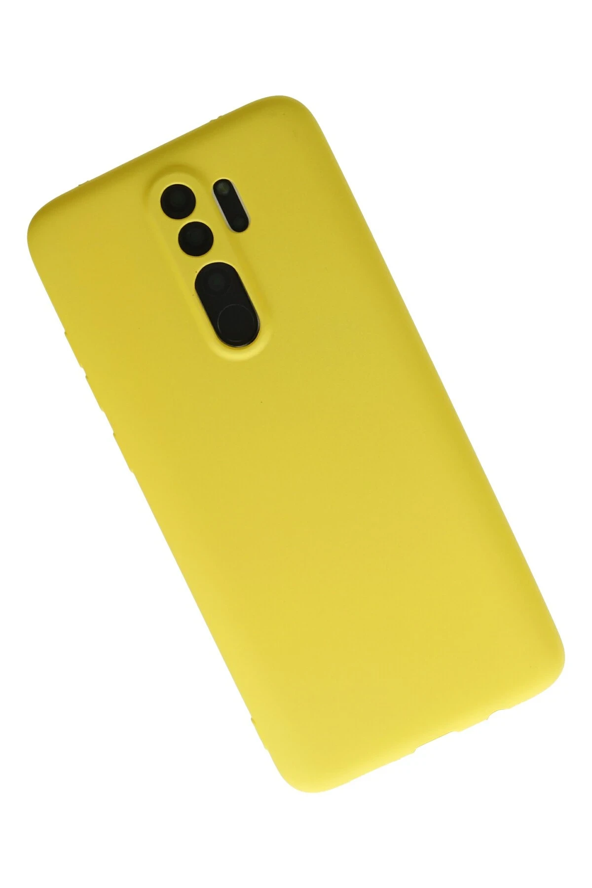 Newface Xiaomi Redmi Note 8 Pro Kılıf First Silikon - Sarı