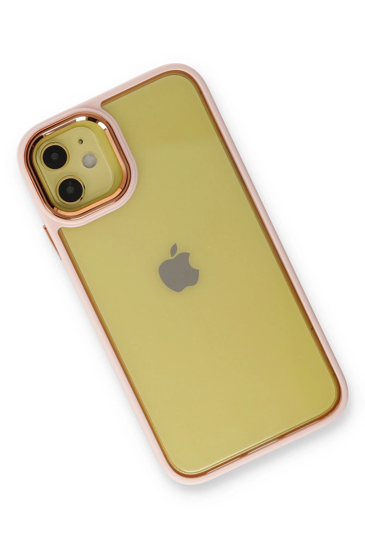 Newface iPhone 12 Kılıf Dora Kapak - Pudra