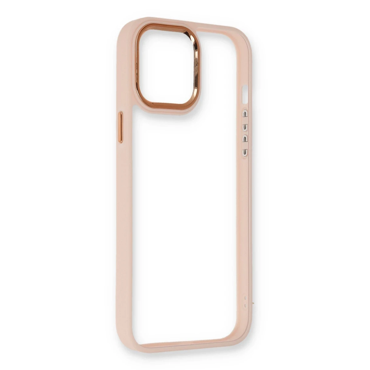 Newface Apple iPhone 12 Kılıf Dora Kapak - Pudra