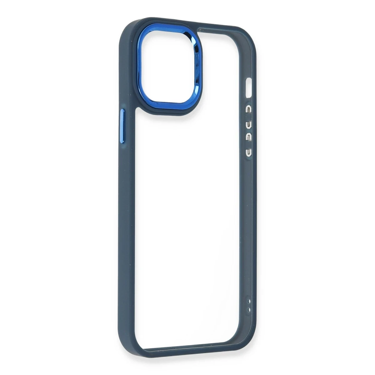 Newface Apple iPhone 12 Pro Max Kılıf Dora Kapak - Mavi