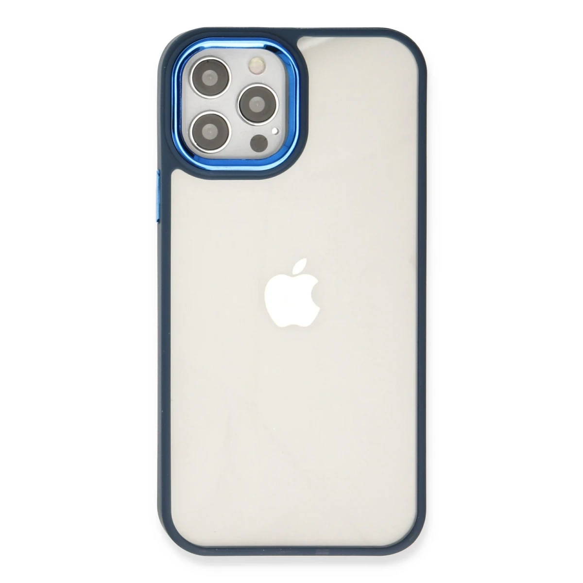 Newface Apple iPhone 12 Pro Max Kılıf Dora Kapak - Mavi