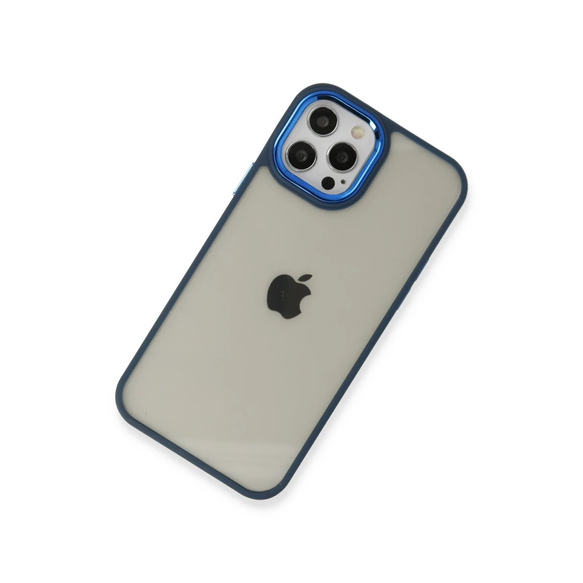Newface Apple iPhone 12 Pro Max Kılıf Dora Kapak - Mavi