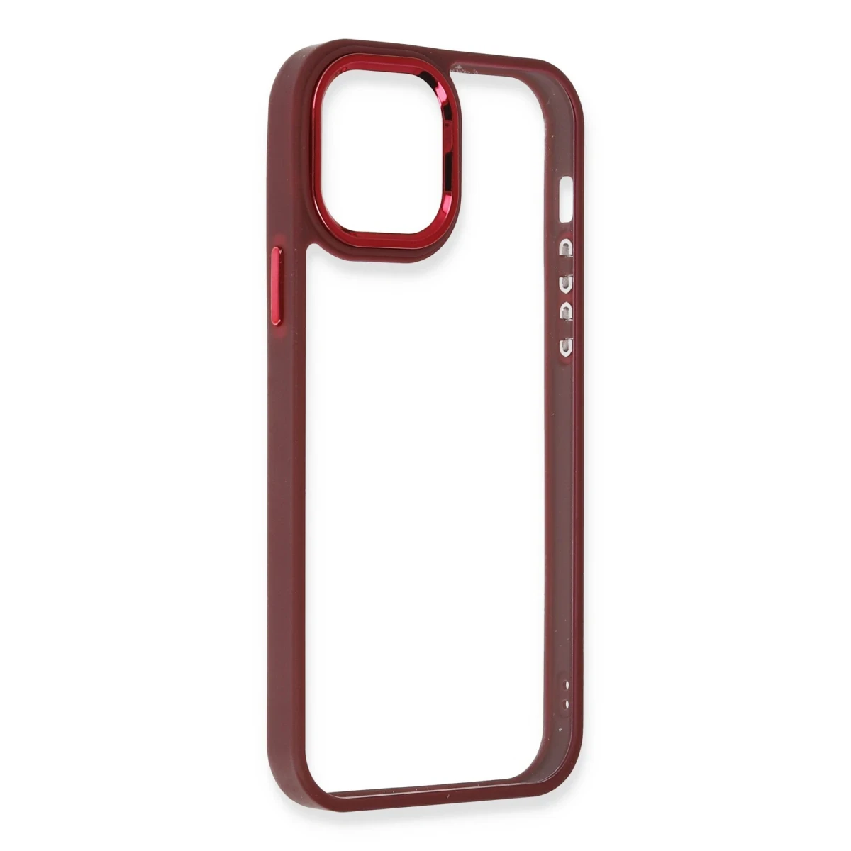 Newface Apple iPhone 12 Pro Max Kılıf Dora Kapak - Kırmızı