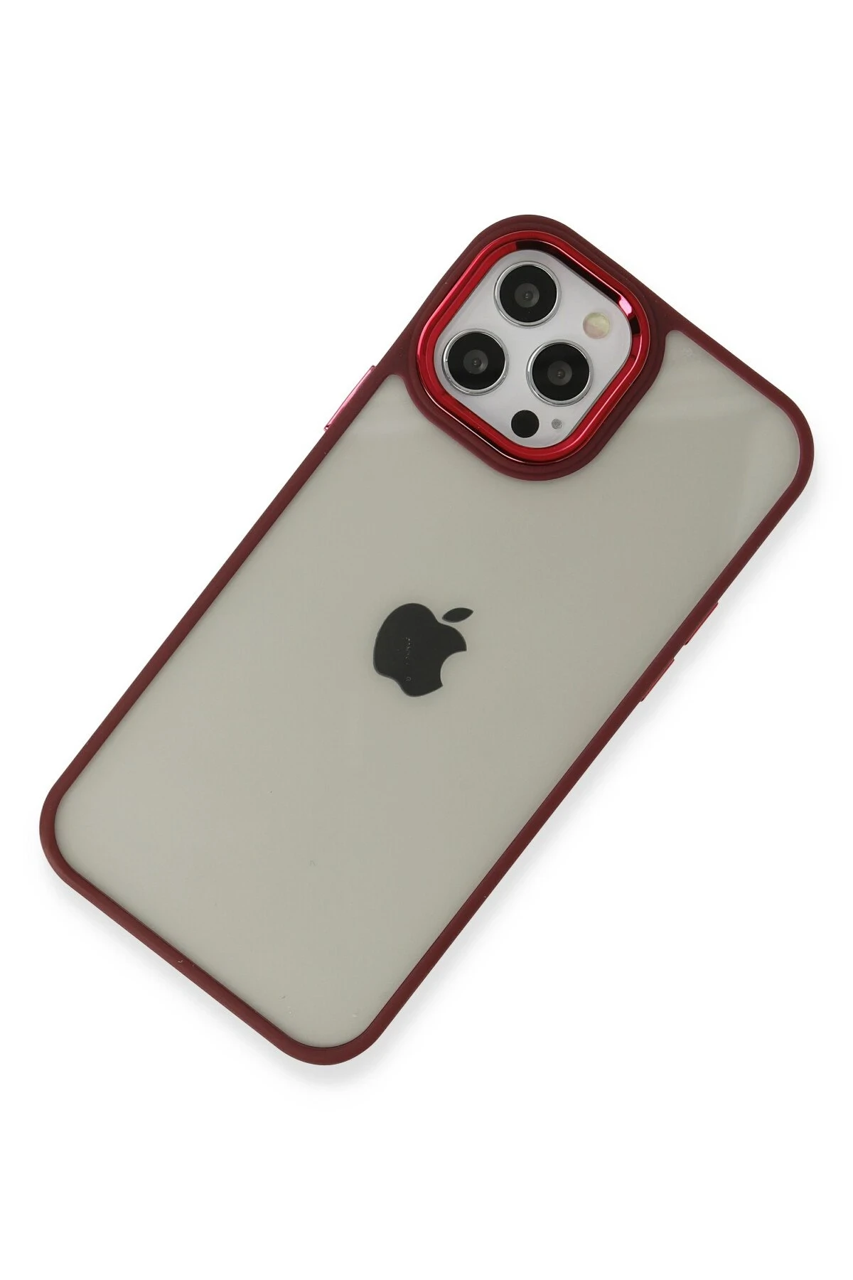 Newface iPhone 12 Pro Max Kılıf Dora Kapak - Kırmızı