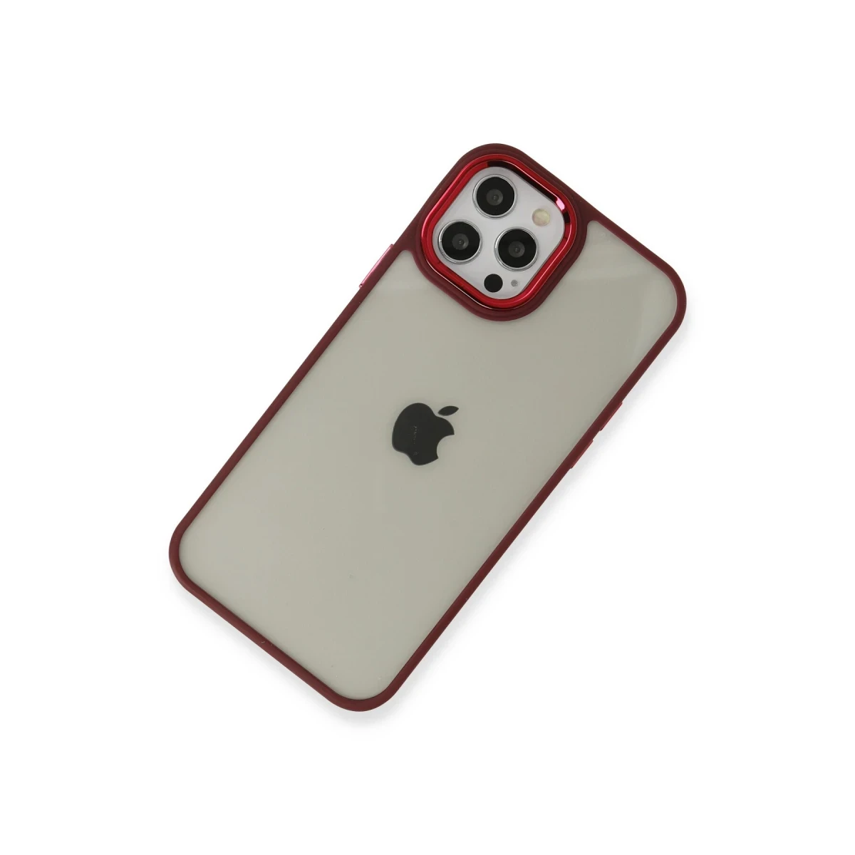 Newface Apple iPhone 12 Pro Max Kılıf Dora Kapak - Kırmızı