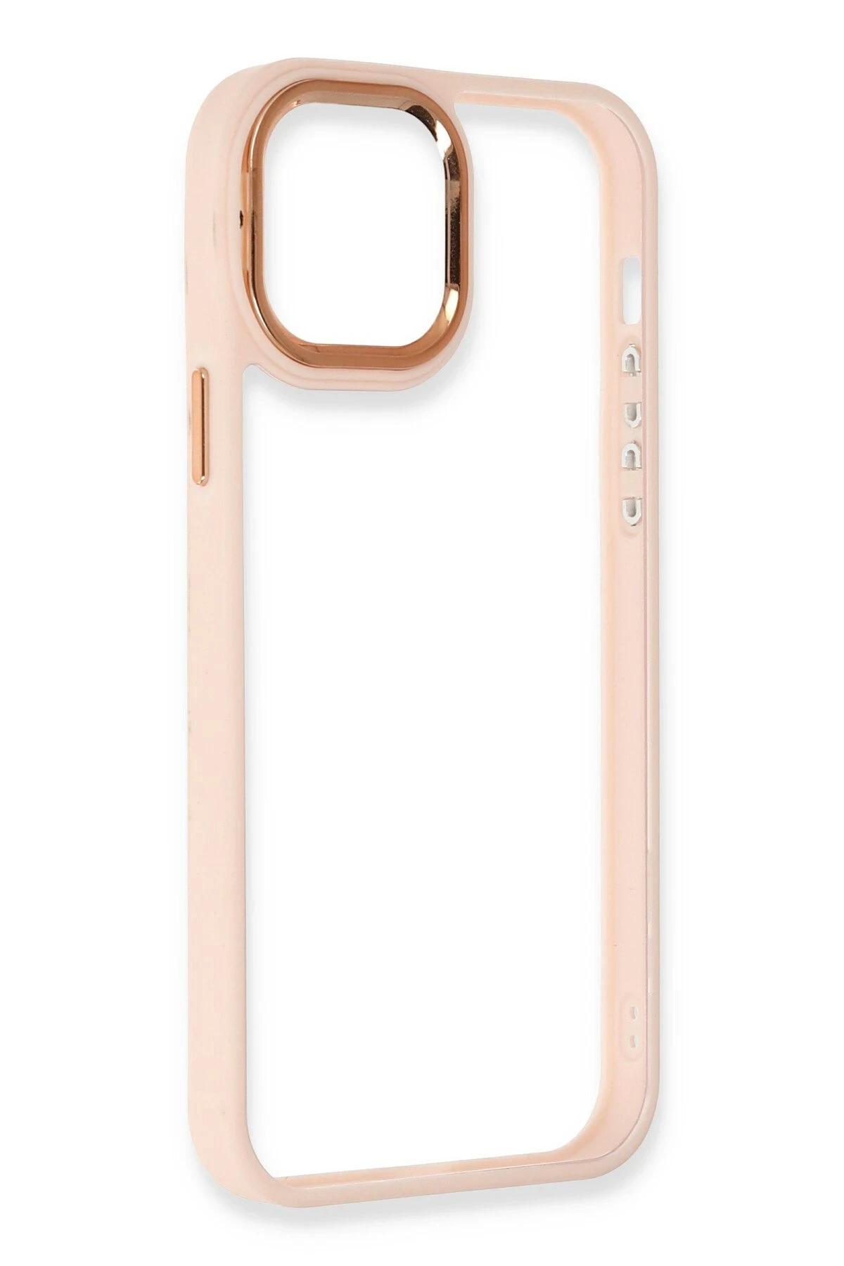 Newface iPhone 12 Pro Max Kılıf Dora Kapak - Pudra