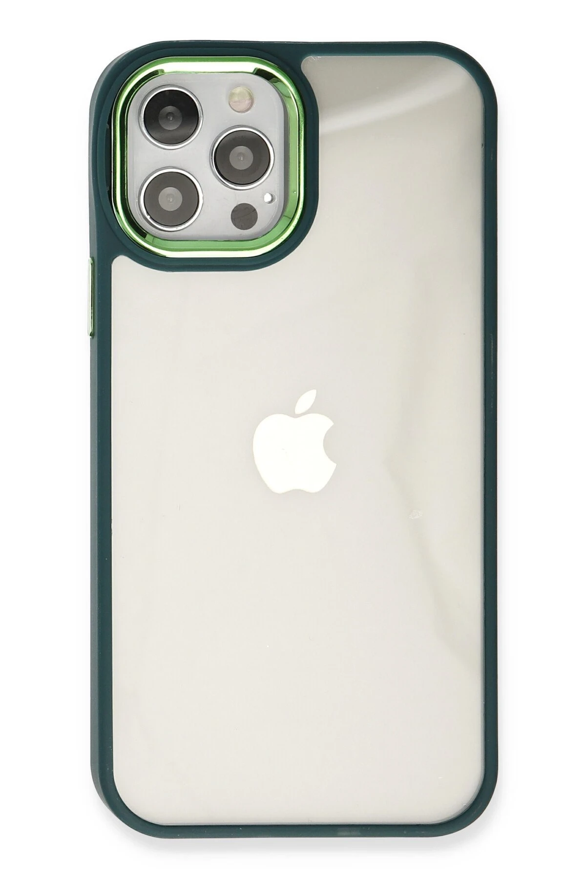 Newface iPhone 12 Pro Max Kılıf Dora Kapak - Haki Yeşil